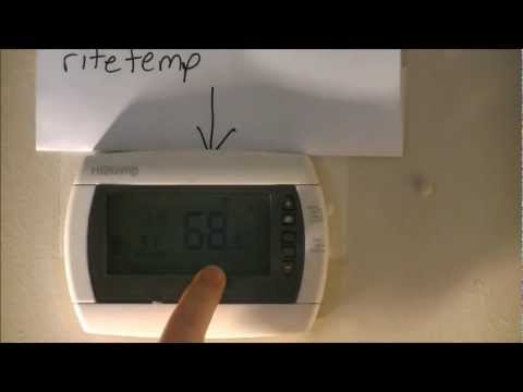 ritetemp thermostat instructions 8030