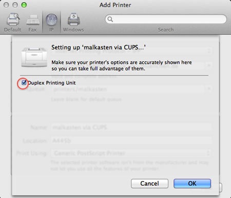 mac mail all printer instructions