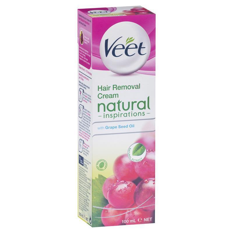 veet naturals hair removal cream instructions