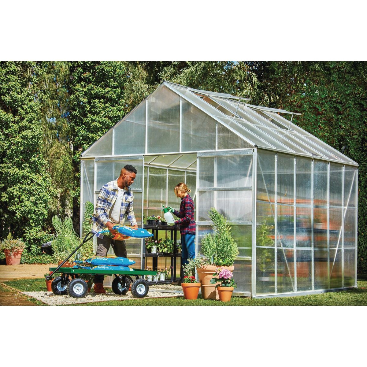 instructions for putting up a greenhouse