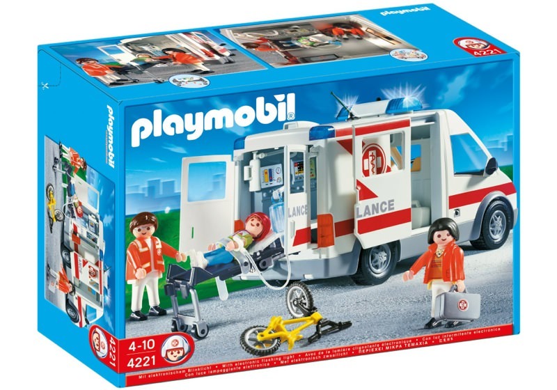 playmobil ambulance 4221 instructions