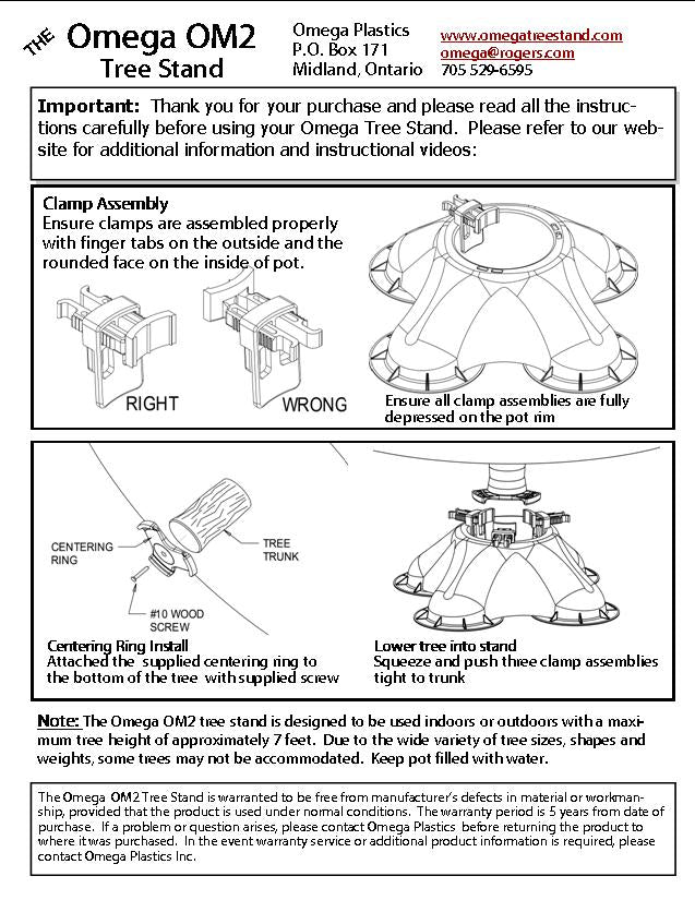 omega tree stand instructions