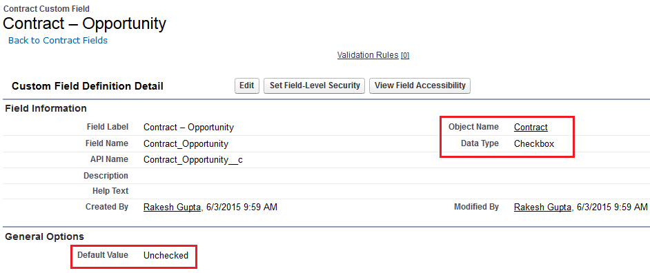 salesforce enter instructions on page layout