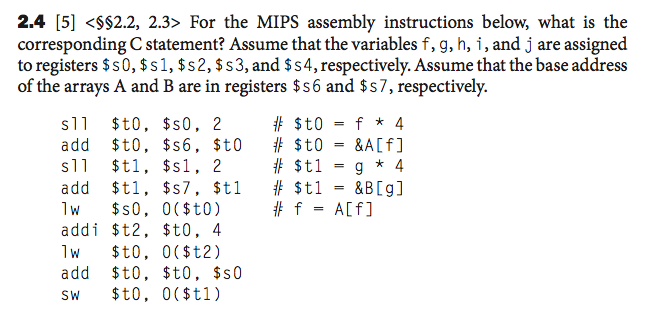 j type instructions in mips