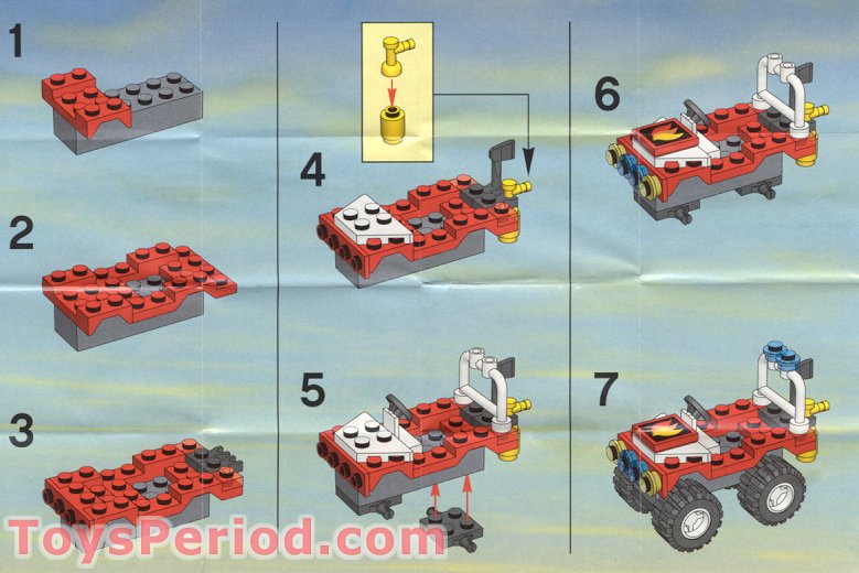 easy lego plane instructions