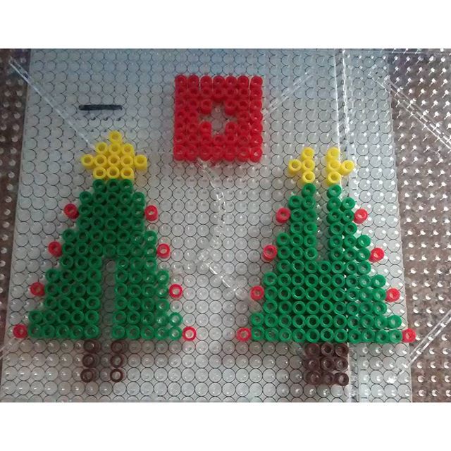gimp and beads christmas trees with instructions