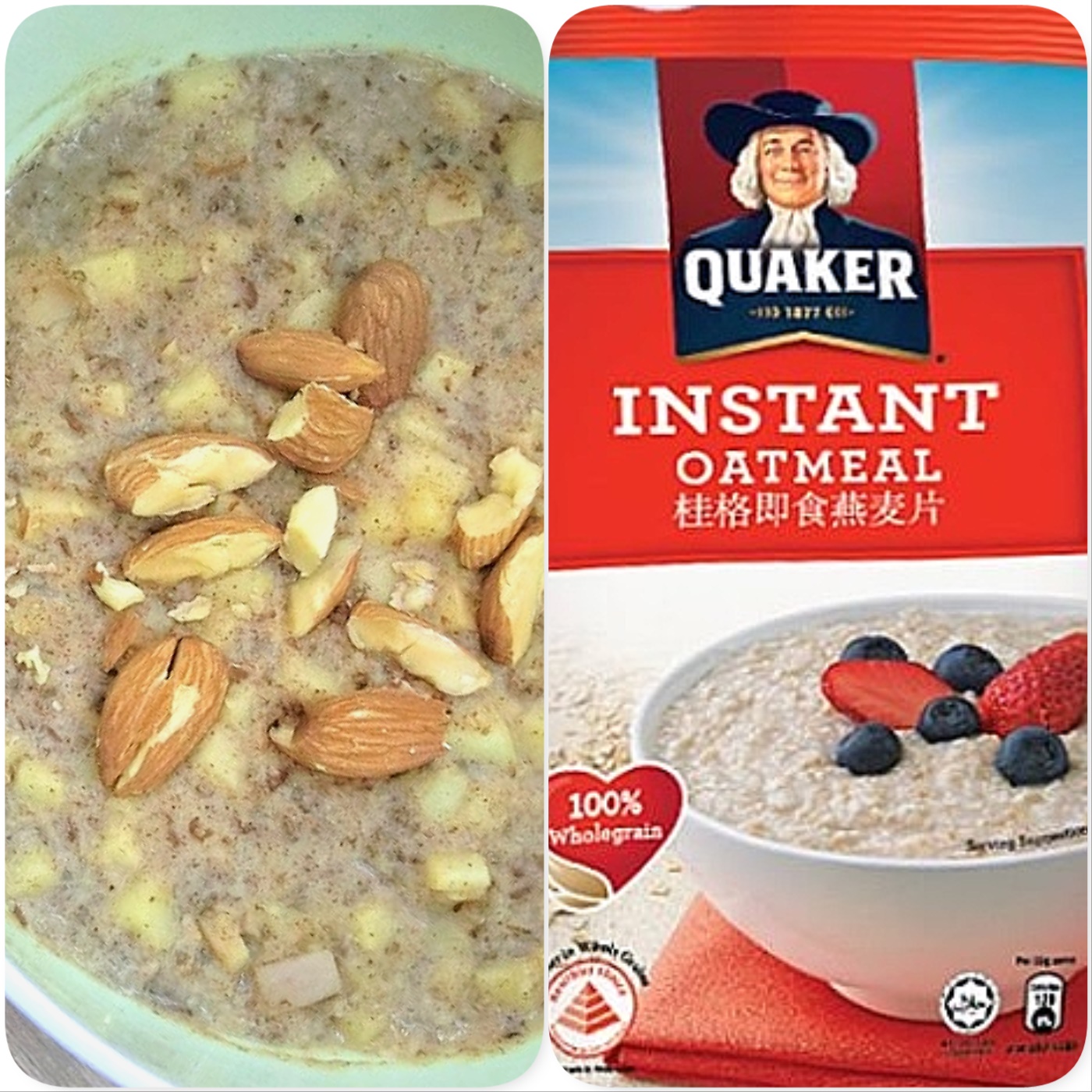 quaker oatmeal instructions microwave