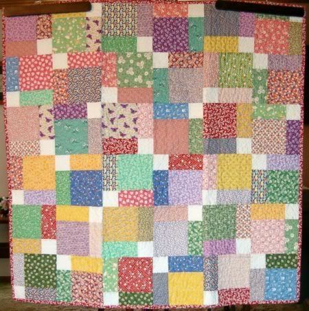 disappearing 4 patch quilt instructions using 2 fabrics