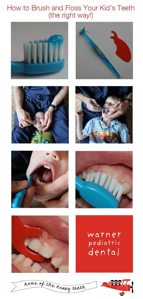 instructions on how to brush your teeth for children