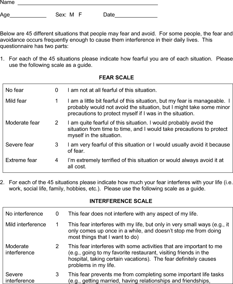 instructions for questionnaire using likert scale