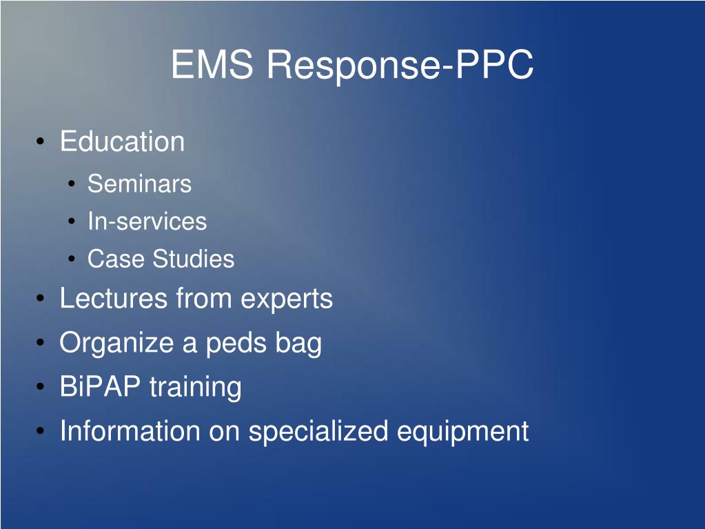 emt instructions in ems in powerpoint
