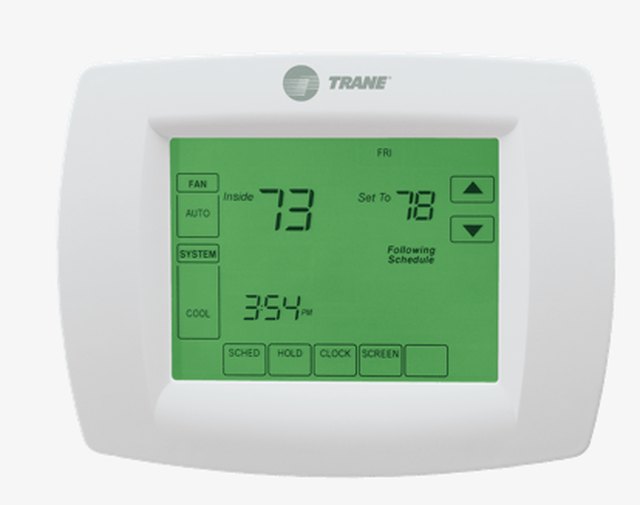 trane xl800 thermostat instructions