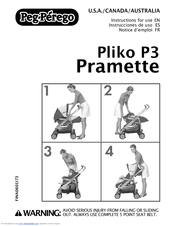 peg perego pliko p3 pramette instructions